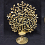 Brass Tree Candle Stand 9 Inch KBH07084