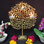 Brass Tree Candle Stand 13 Inch KBH07085
