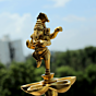 Brass Ganesha Elephant Divi 17 Inch KBH07100