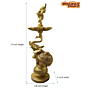 Brass Ganesha Elephant Divi 17 Inch KBH07100