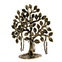 Brass Small Banyan Tree Sculpture 7 Inch KBH07101