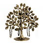 Brass Small Banyan Tree Sculpture 7 Inch KBH07101