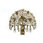 Brass Wall Hanging Bird on Banyan Tree KBH07103