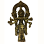 Brass Harshiddhi Mata Medium Idol KBH07108
