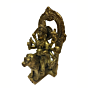 Brass Harshiddhi Mata Medium Idol KBH07108
