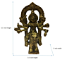 Brass Harshiddhi Mata Medium Idol KBH07108