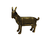 Brass Goat Statue KBH07110