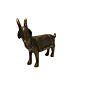 Brass Goat Statue KBH07110