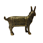 Brass Goat Statue KBH07110