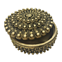 Brass Round Jewelry Box Small KBH07125