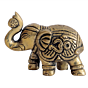 Brass OM Kalash Design Elephant KBH07165