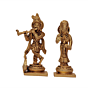 Brass Radha Krishna Set KBH07178