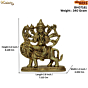 Brass Ambe Maa Statue with Base KBH07181