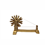 Brass Gandhi Charkha Sculpture KBH07186