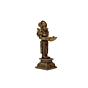 Brass Deep Lady Small Diya KBH07195