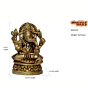 Brass Ganesh Round Base Flower KBH07197