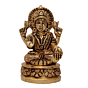 Brass Laxmi Lakshmi Round Flower Base KBH07199
