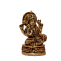 Brass Laxmi Lakshmi Round Flower Base KBH07199