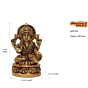 Brass Laxmi Lakshmi Round Flower Base KBH07199