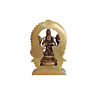 Brass Kaman Ganesh Sitting KBH07217