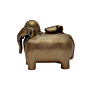 Brass Elephant Ink Pot KBH07219