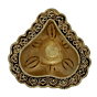 Brass Diya Heart Shape Divi KBH07242