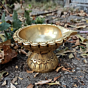 Brass Diya Oil Lamp with Round Base KBH07251