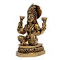 Brass Laxmi Ji on Heart Shape Base Idol KBH07261
