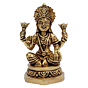 Brass Laxmi Ji on Heart Shape Base Idol KBH07261