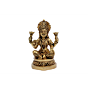 Brass Laxmi Ji on Heart Shape Base Idol KBH07261