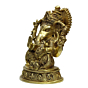 Brass Ashtavinayak Ganesha Sitting on Bajath Idol KBH07264