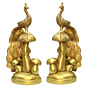 Brass Peacock Pair More KBH07269