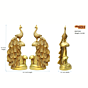 Brass Peacock Pair More KBH07269