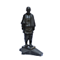 Brass Big Fiber Sardar Statue KBH07282
