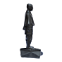 Brass Big Fiber Sardar Statue KBH07282