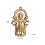 Brass Harsiddhi Maa Statue KBH07283