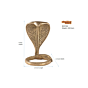 Brass Snake Statue KBH07284