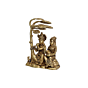 Brass Radha Krishna Under Tree Statue KBH07288