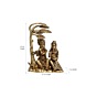 Brass Radha Krishna Under Tree Statue KBH07288