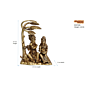 Brass Radha Krishna Under Tree Statue KBH07288