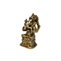 Brass Ganesha Sitting on Bajath Idol KBH07293