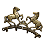 Brass Horse Design Keyholder KBH07306