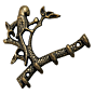 Brass Parrot Design Keyholder KBH07307