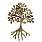 Brass Wall Hanging Small Tree KBH07327