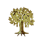 Brass Wall Hanging Medium Tree KBH07328