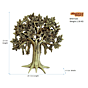 Brass Wall Hanging Medium Tree KBH07328