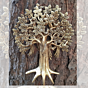 Brass Wall Hanging Medium ,1 Tree KBH07331
