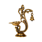 Brass Diya with Bell KBH07333