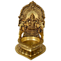 Brass Diya with Laxmi KBH07347