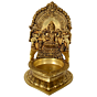 Brass Diya with Laxmi KBH07347